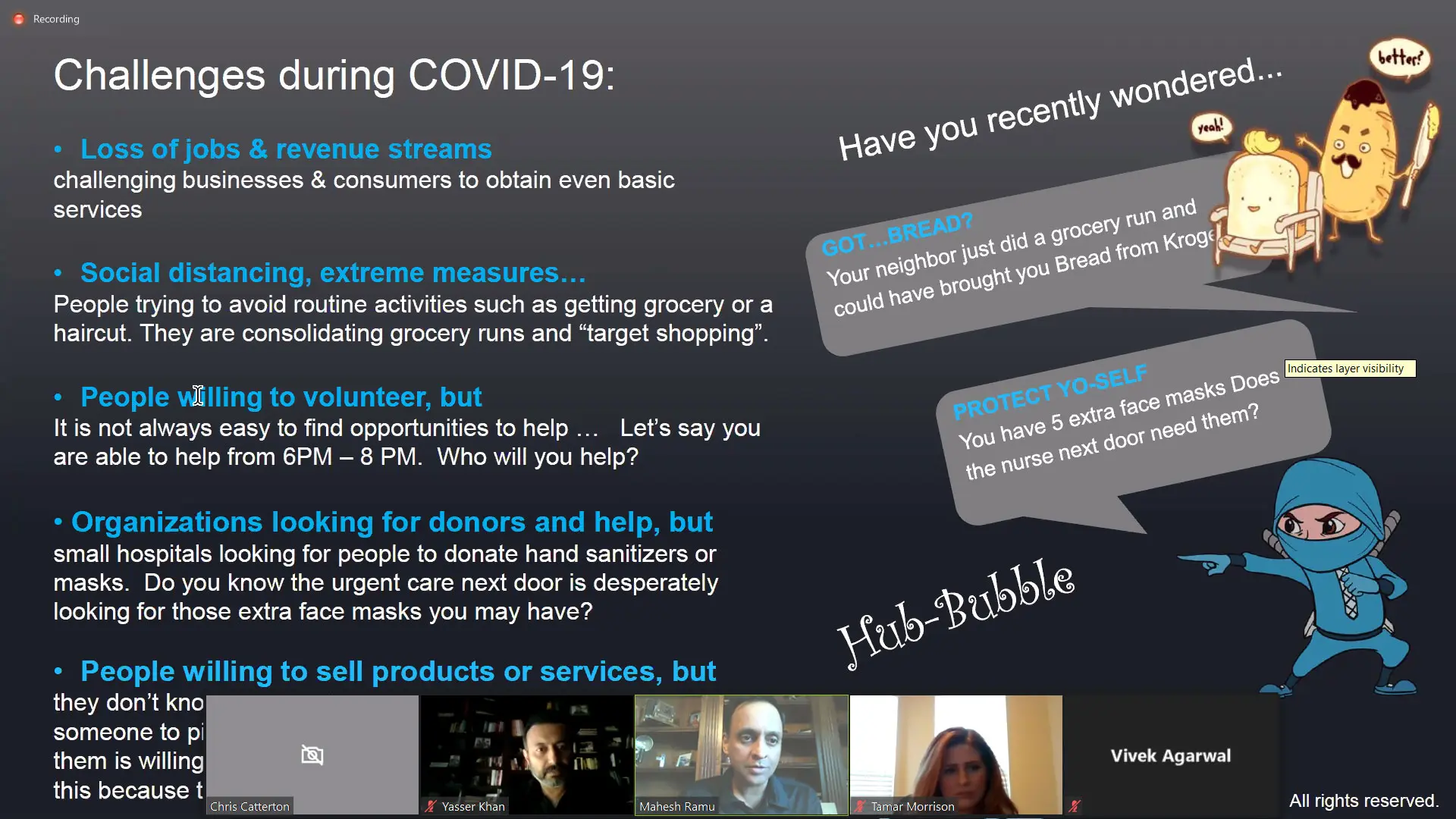 Hub Bubble Hub Bubble- Challenges