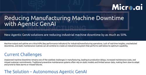 Reducing Manufacturing Machine Downtime with Agentic GenAI